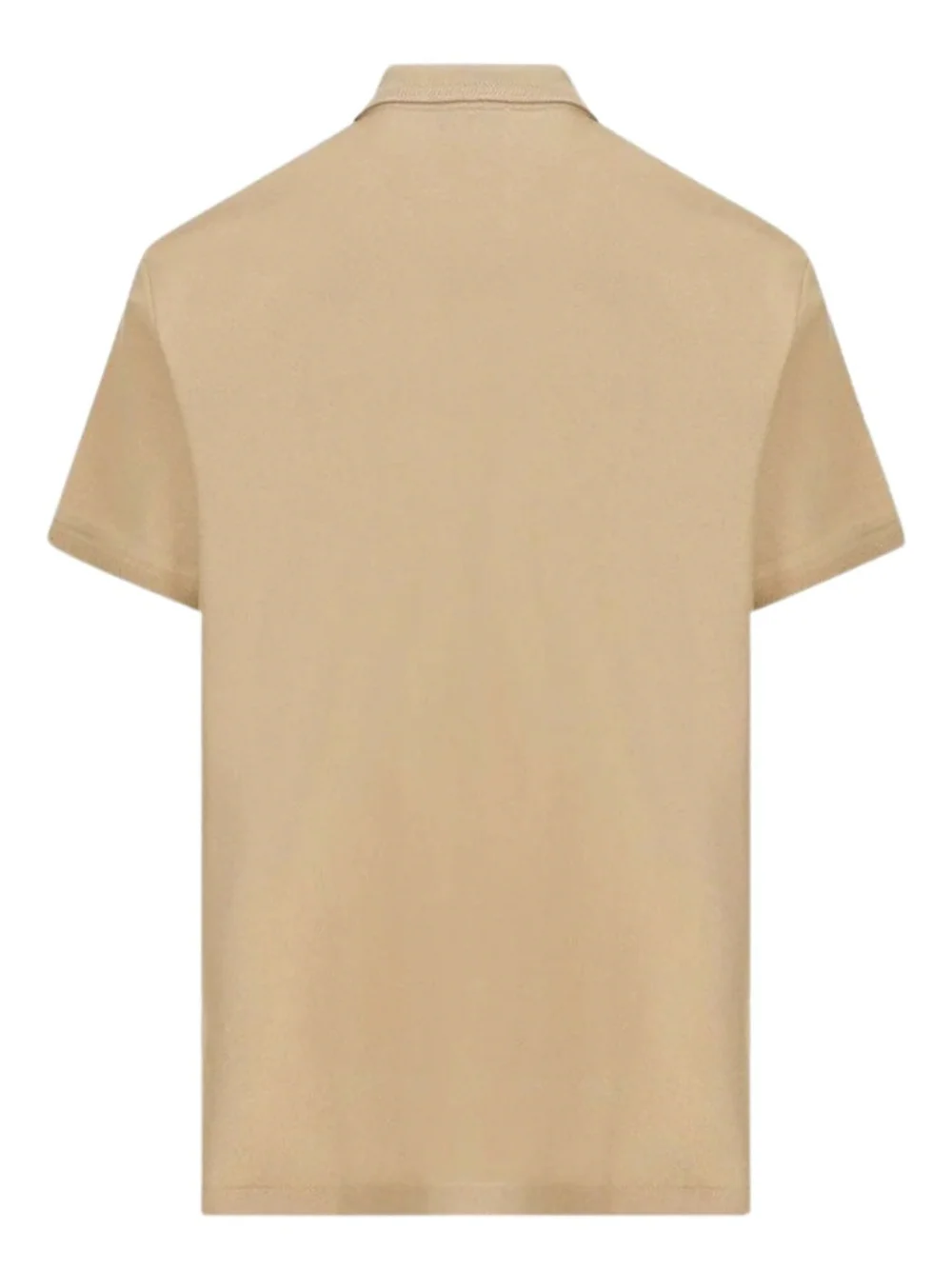 Burberry Branded Circle Logo Polo Shirt in Beige