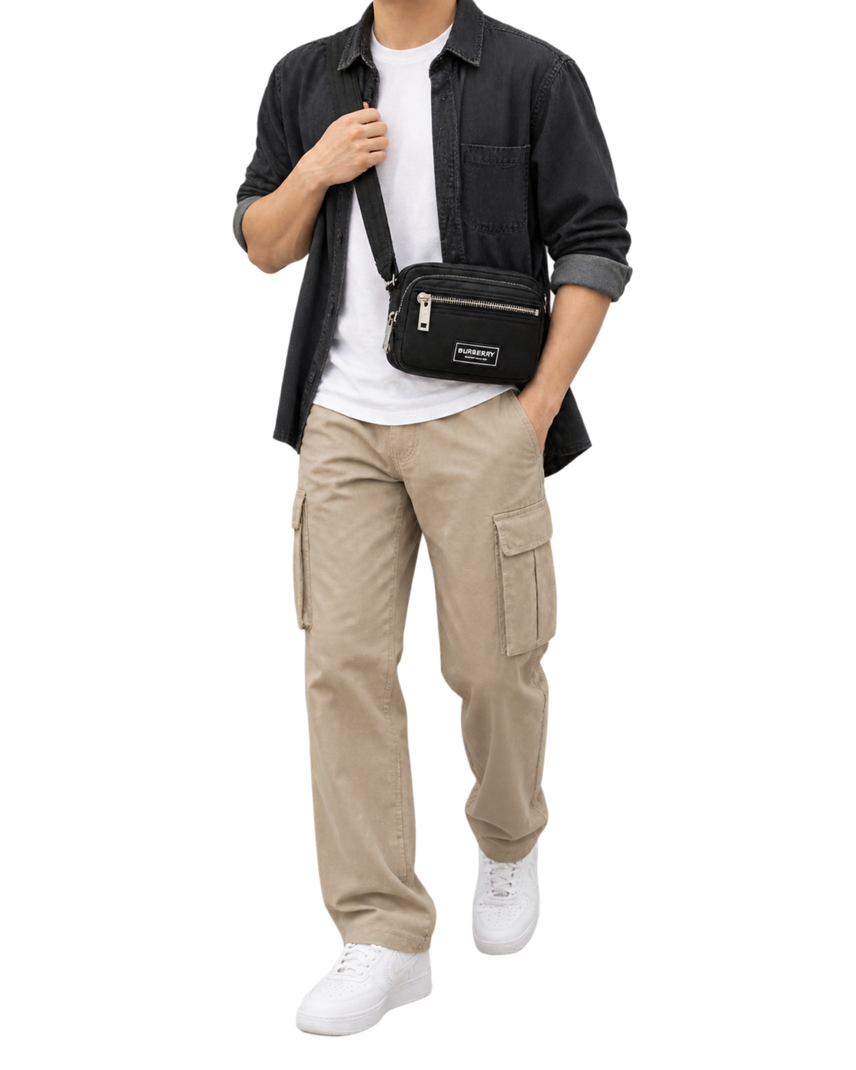 Burberry Bum Bag cloth travel bag