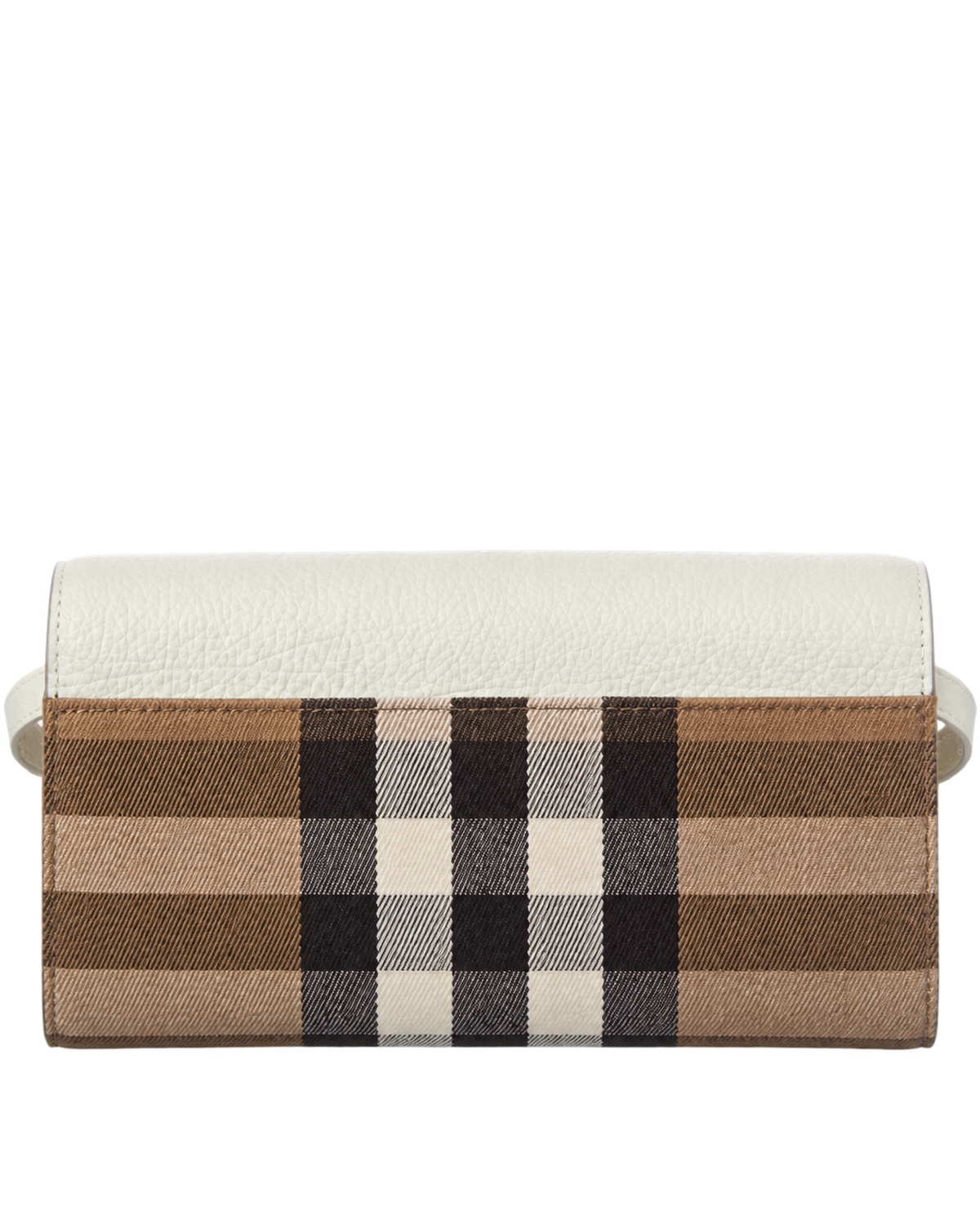 Burberry Check Canvas & Leather Crossbody