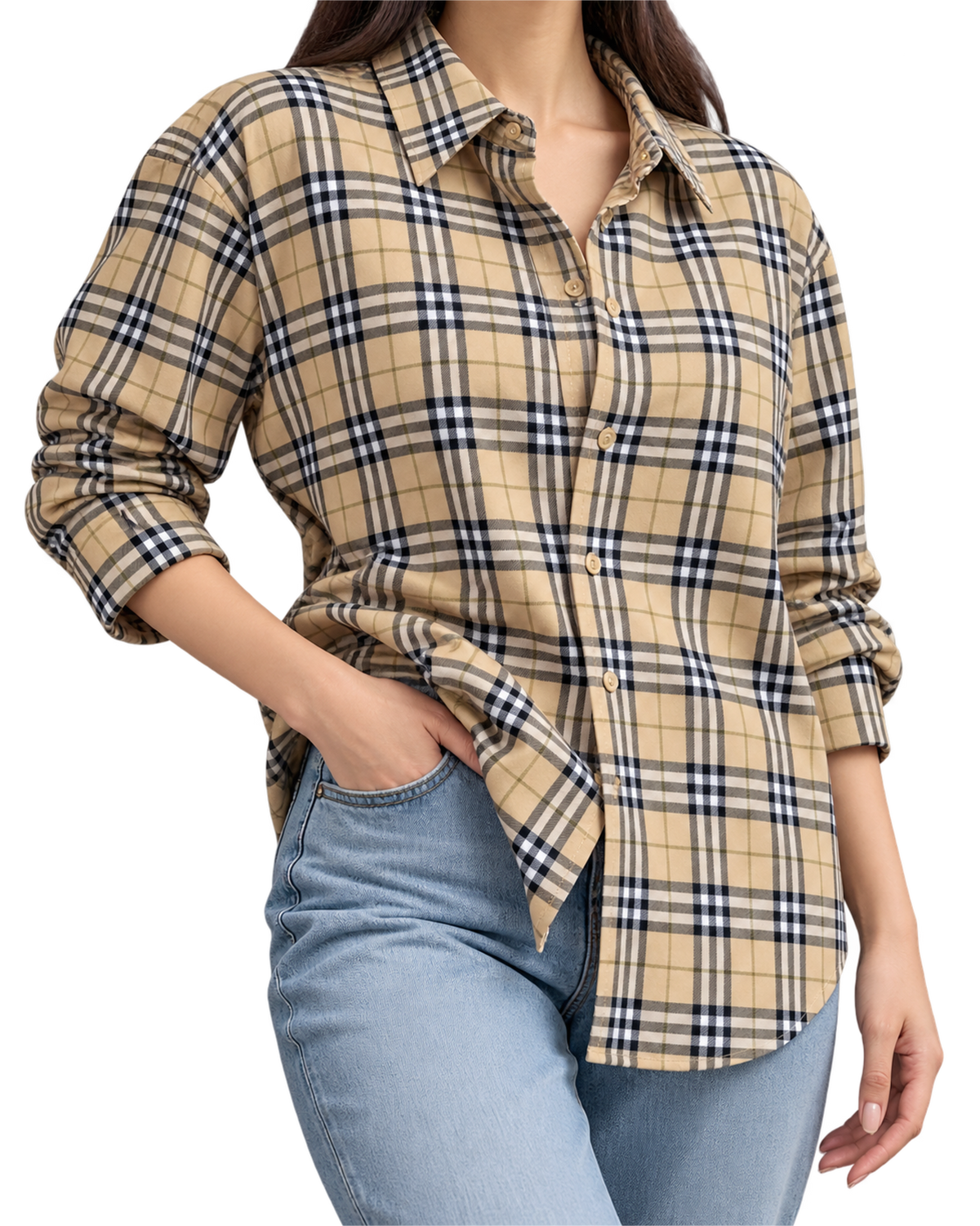Burberry Check cotton shirt