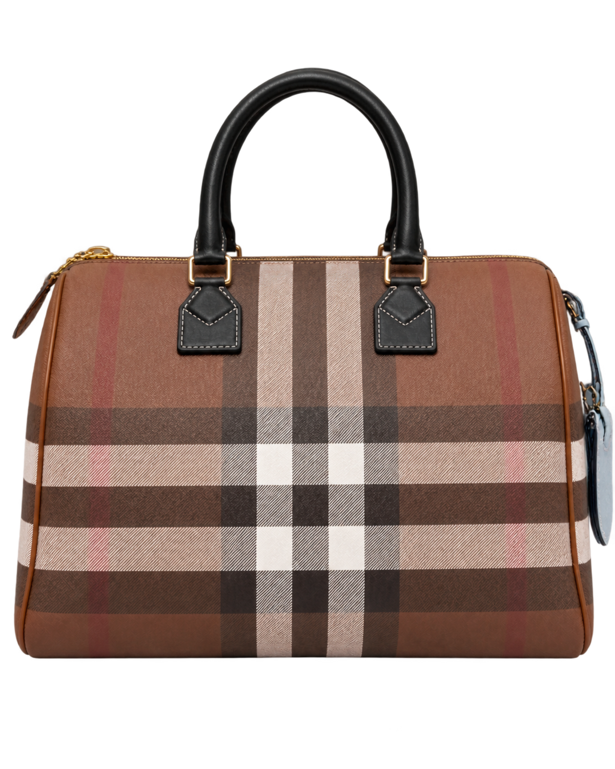 Burberry Check Large Bowling Bag