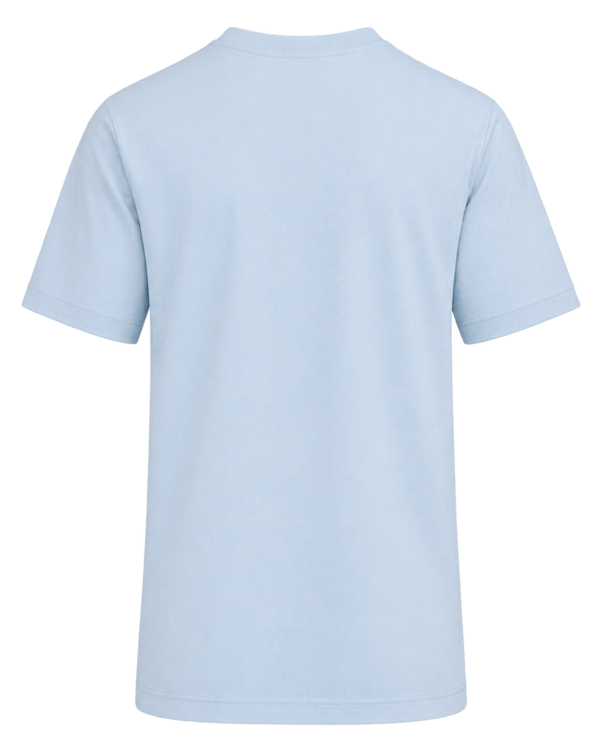 Burberry Check Logo Embroidered T-Shirt Blue