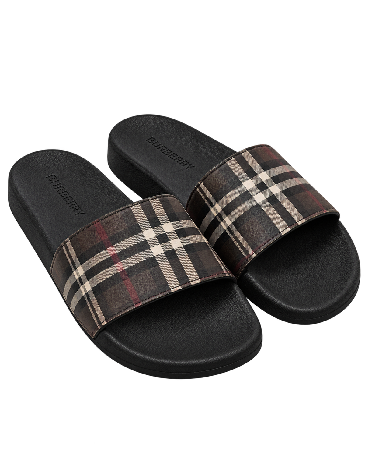 Burberry Check slipper with plaid pattern