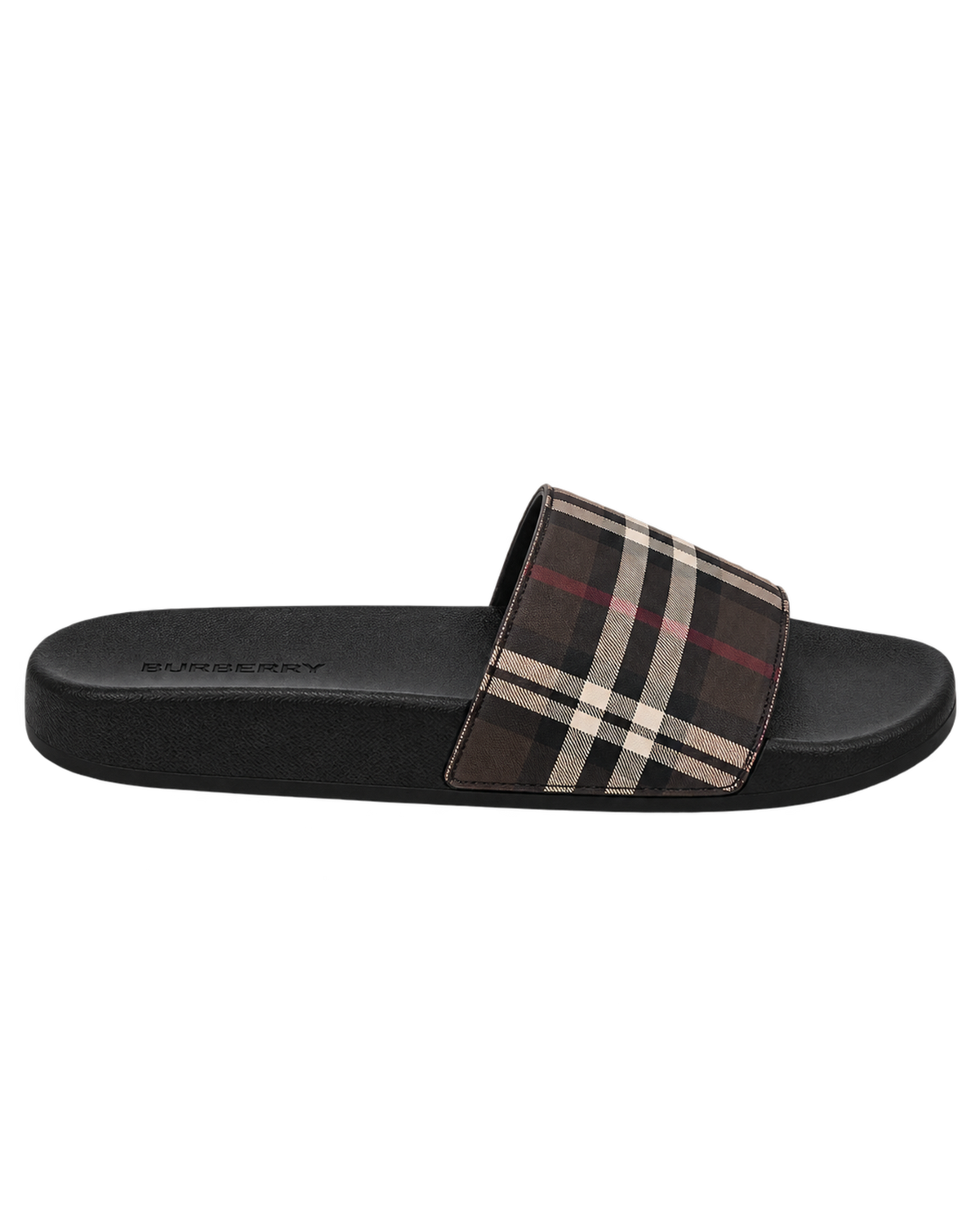 Burberry Check slipper with plaid pattern