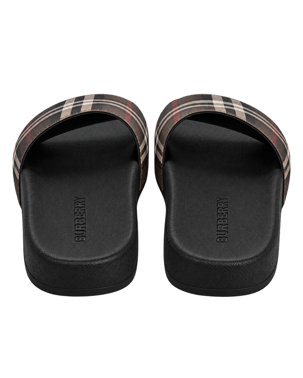 Burberry Check slipper with plaid pattern