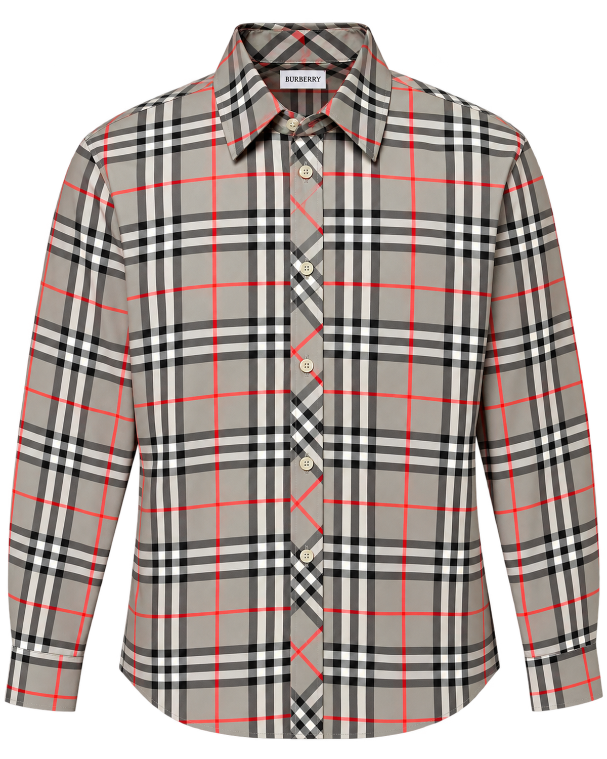 Burberry checked cotton shirt