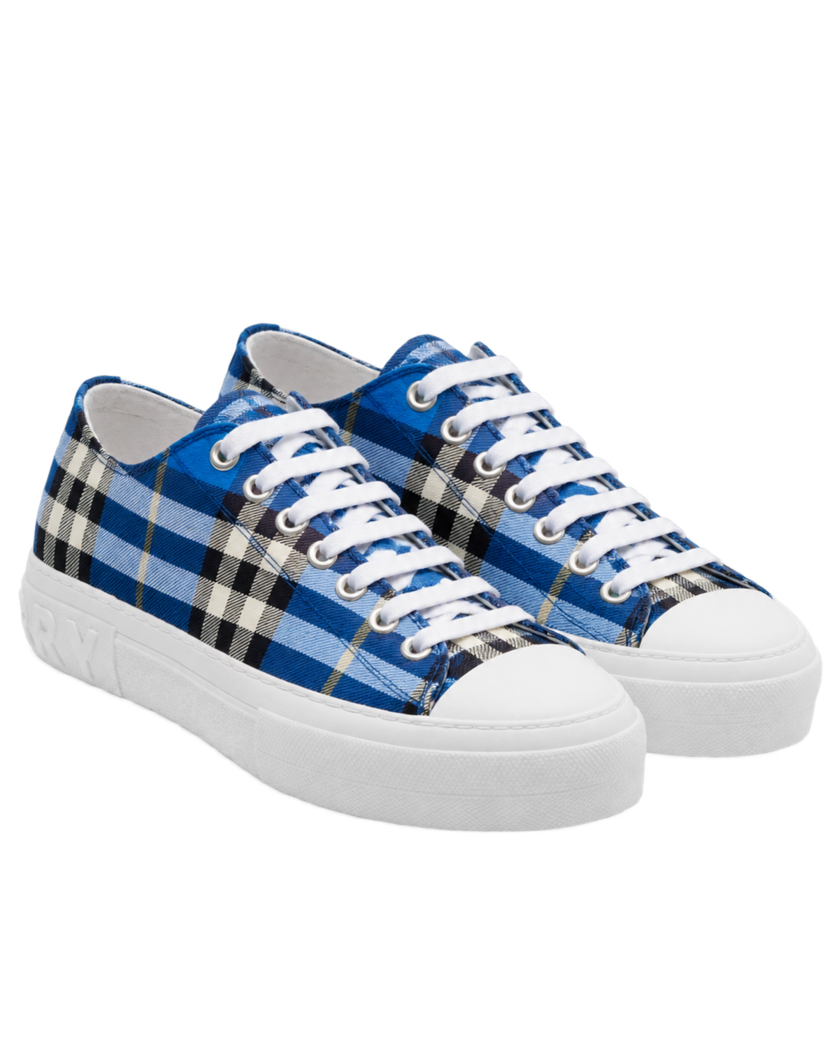 Burberry checked sneakers