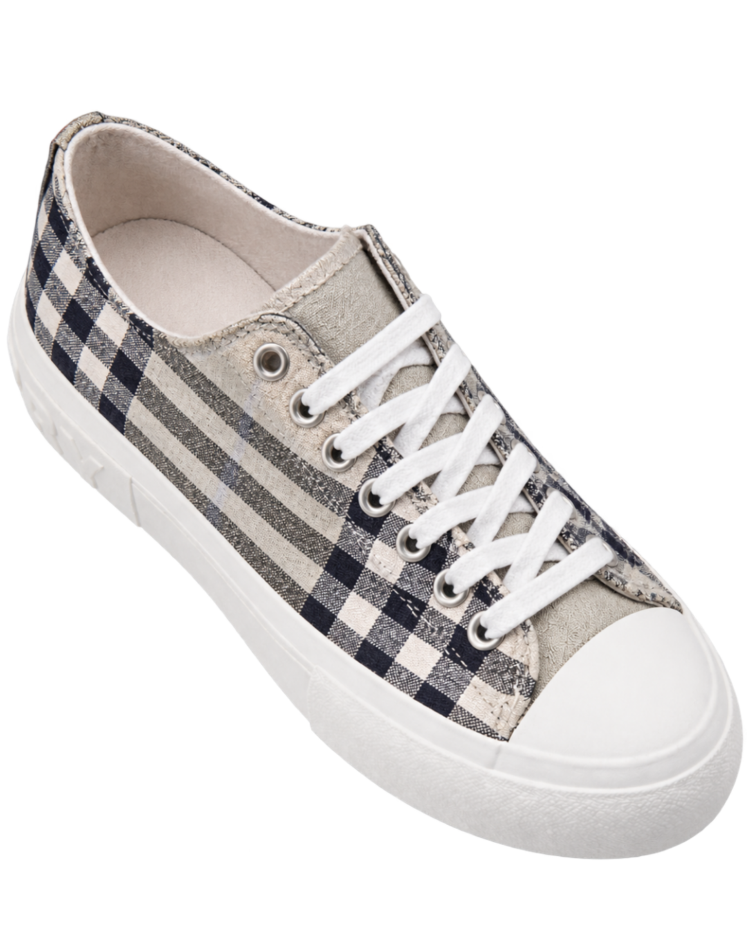 Burberry checked sneakers