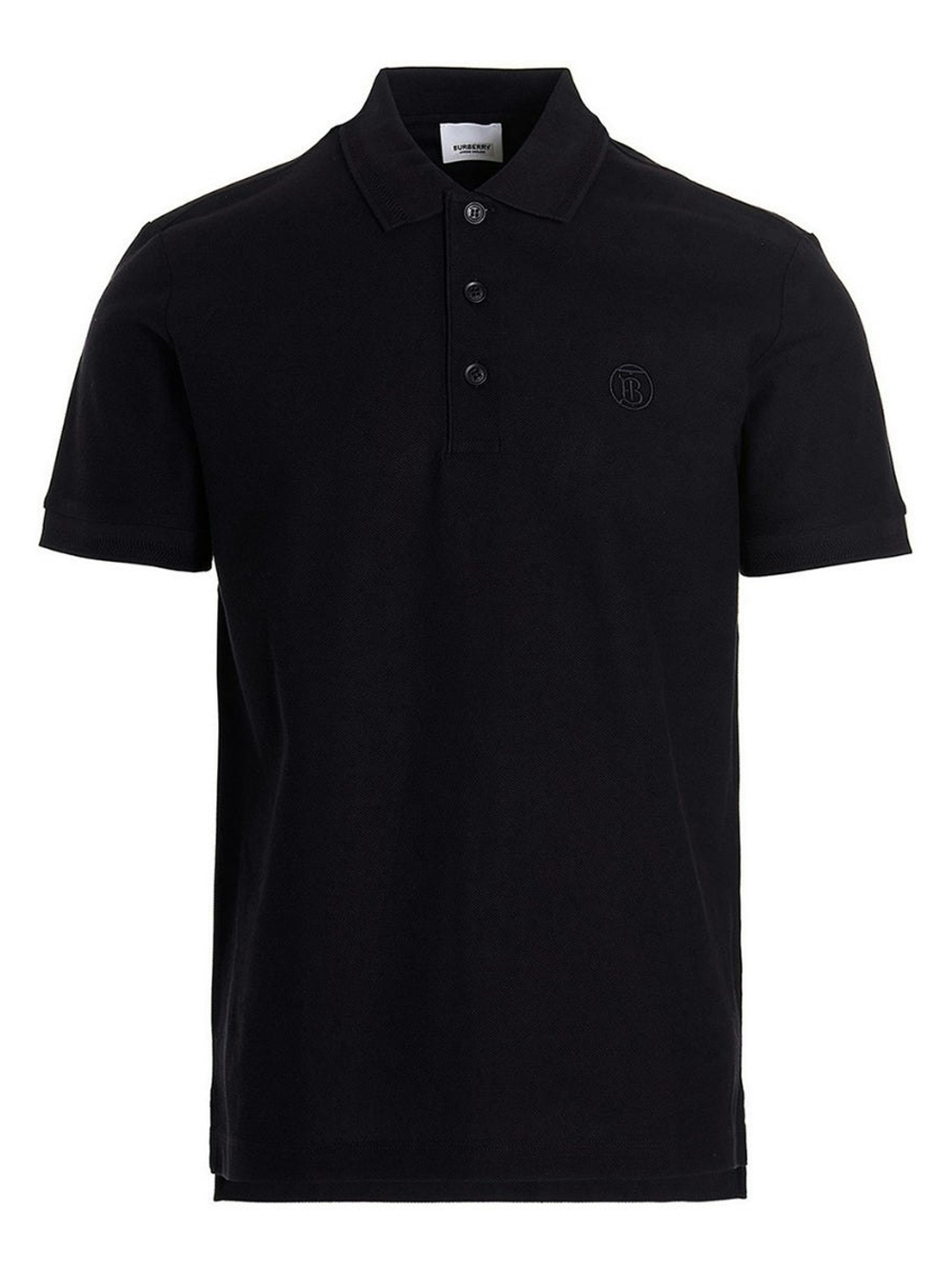 Burberry Branded Circle Logo Navy Polo Shirt