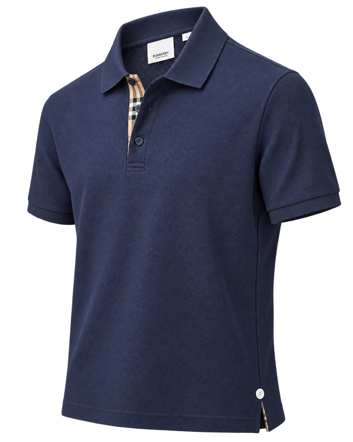 Burberry Classic Polo In Navy