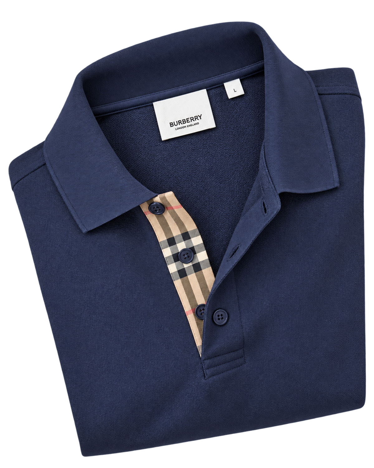 Burberry Classic Polo In Navy