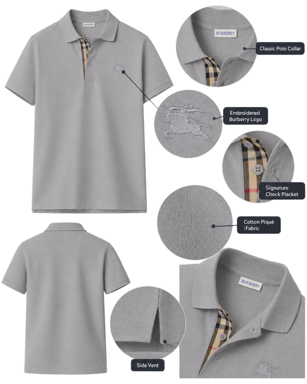 Burberry Cotton Polo Shirt