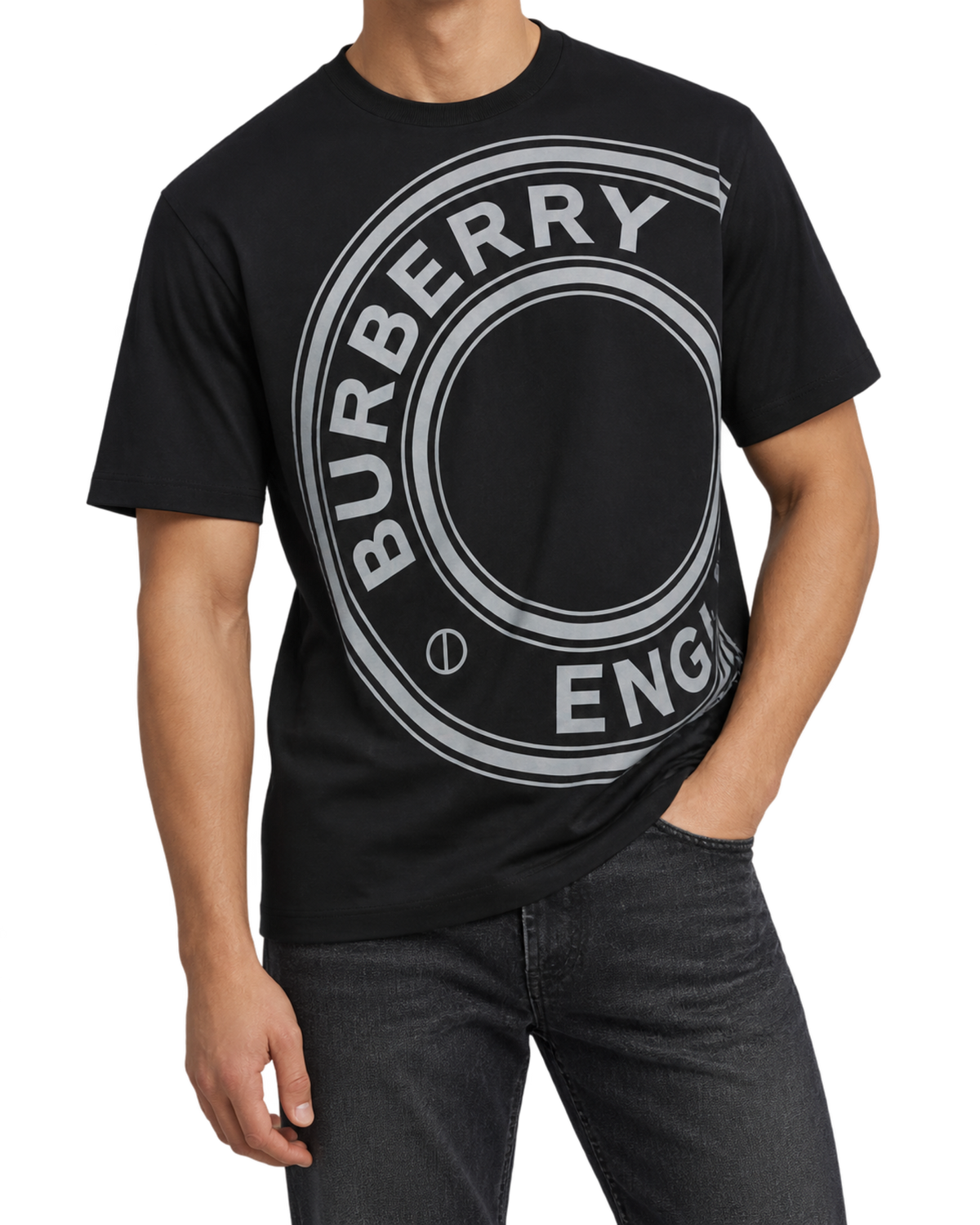 Burberry Graphic Print T-Shirt in Black