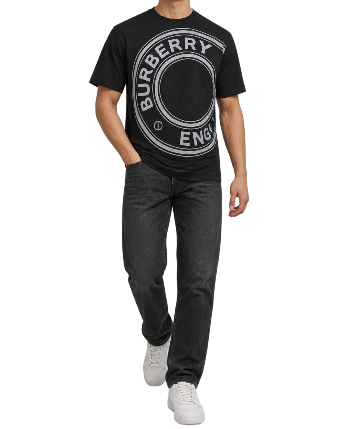 Burberry Graphic Print T-Shirt in Black