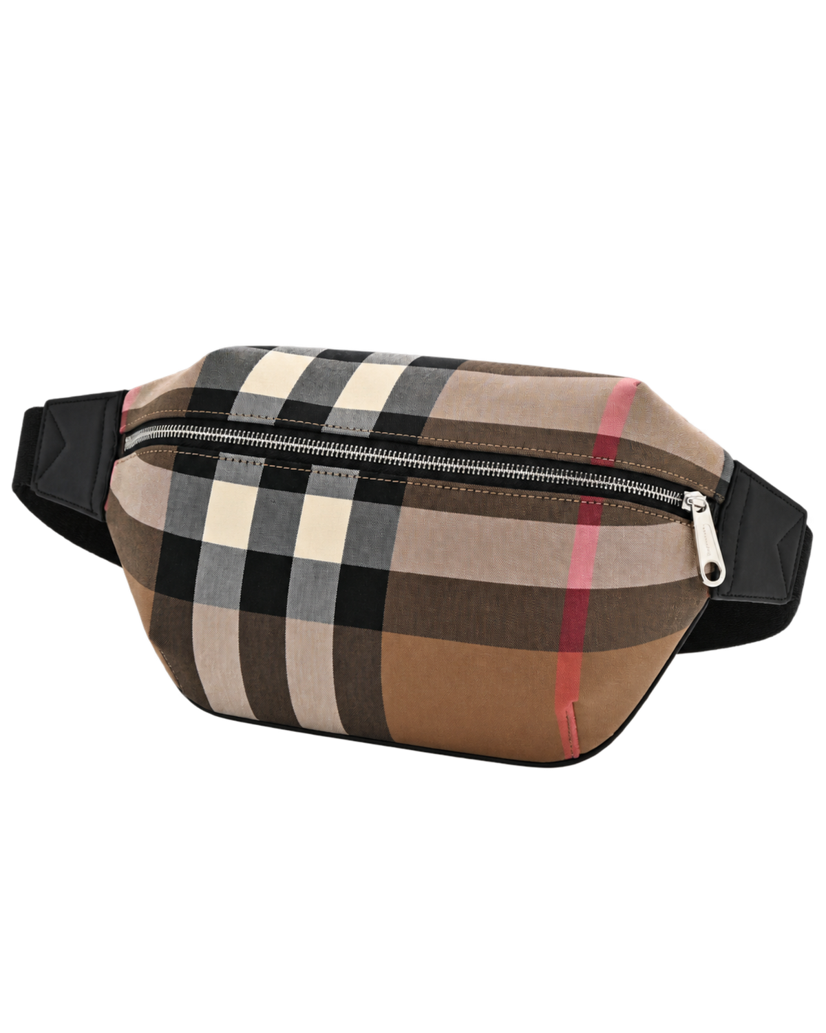 Burberry IP Check Sonny Bum Bag Taupe Brown