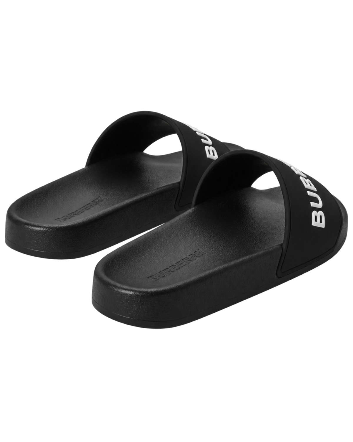 Burberry logo slides