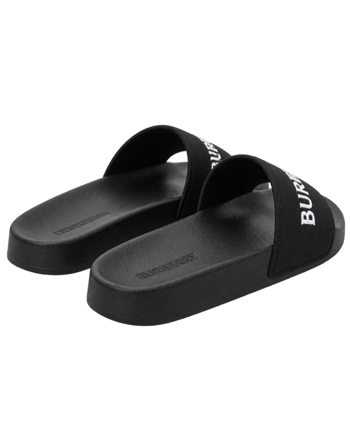 Burberry logo slides