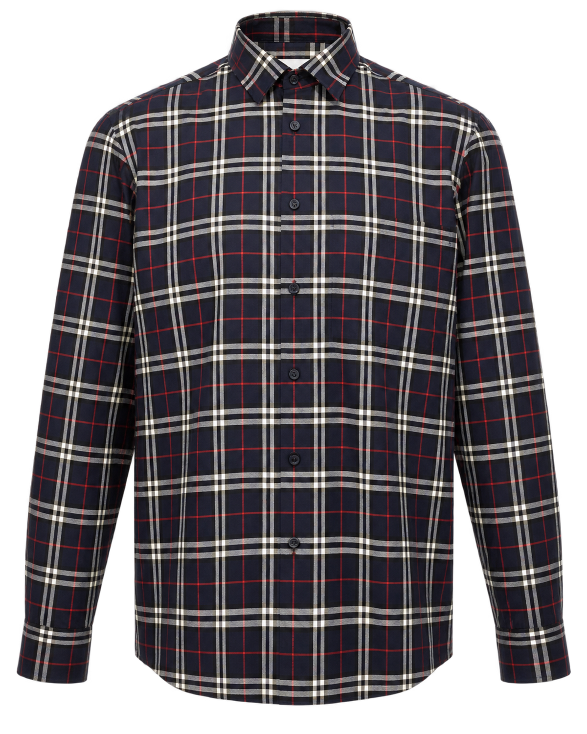 Burberry Navy Check Shirt