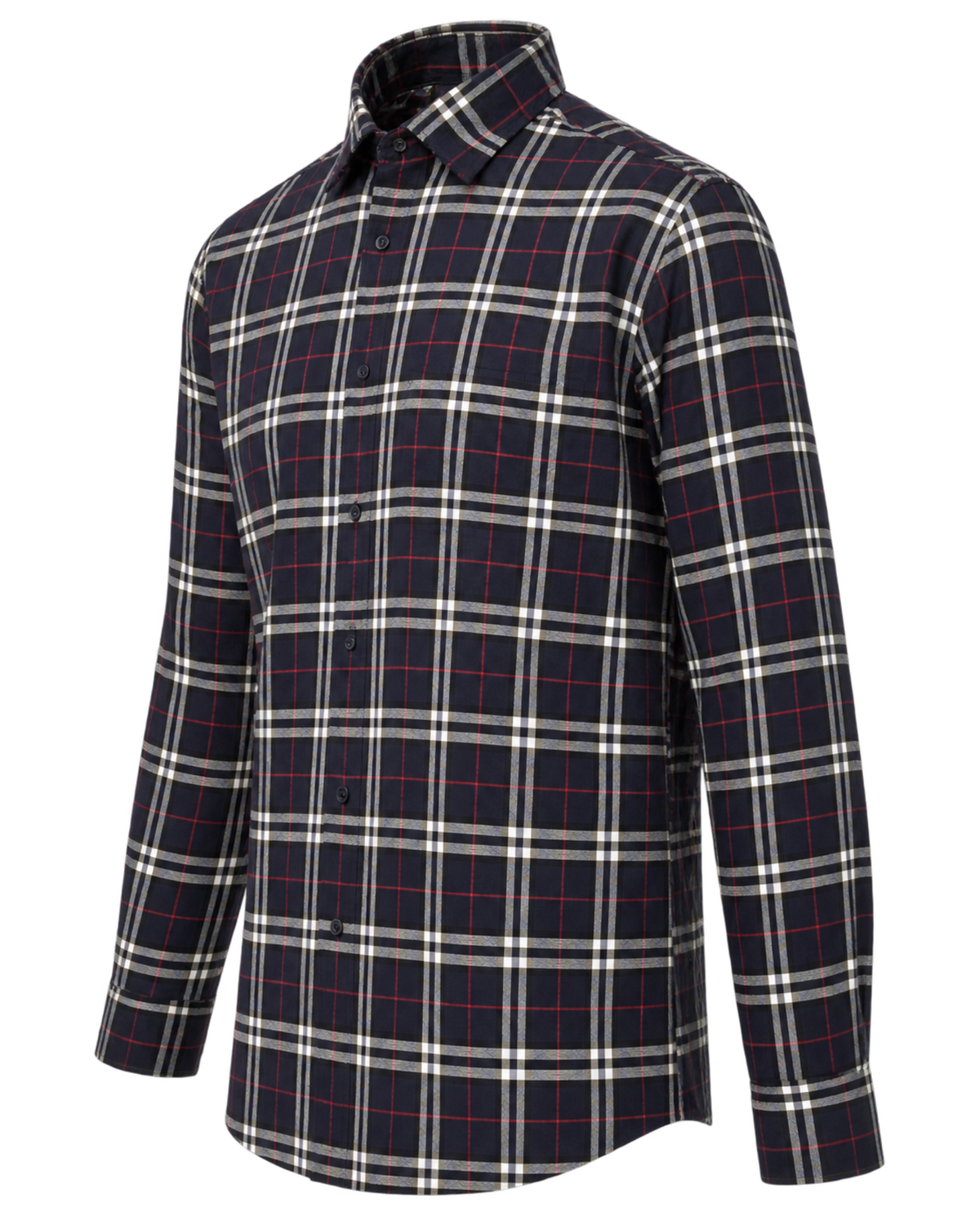 Burberry Navy Check Shirt