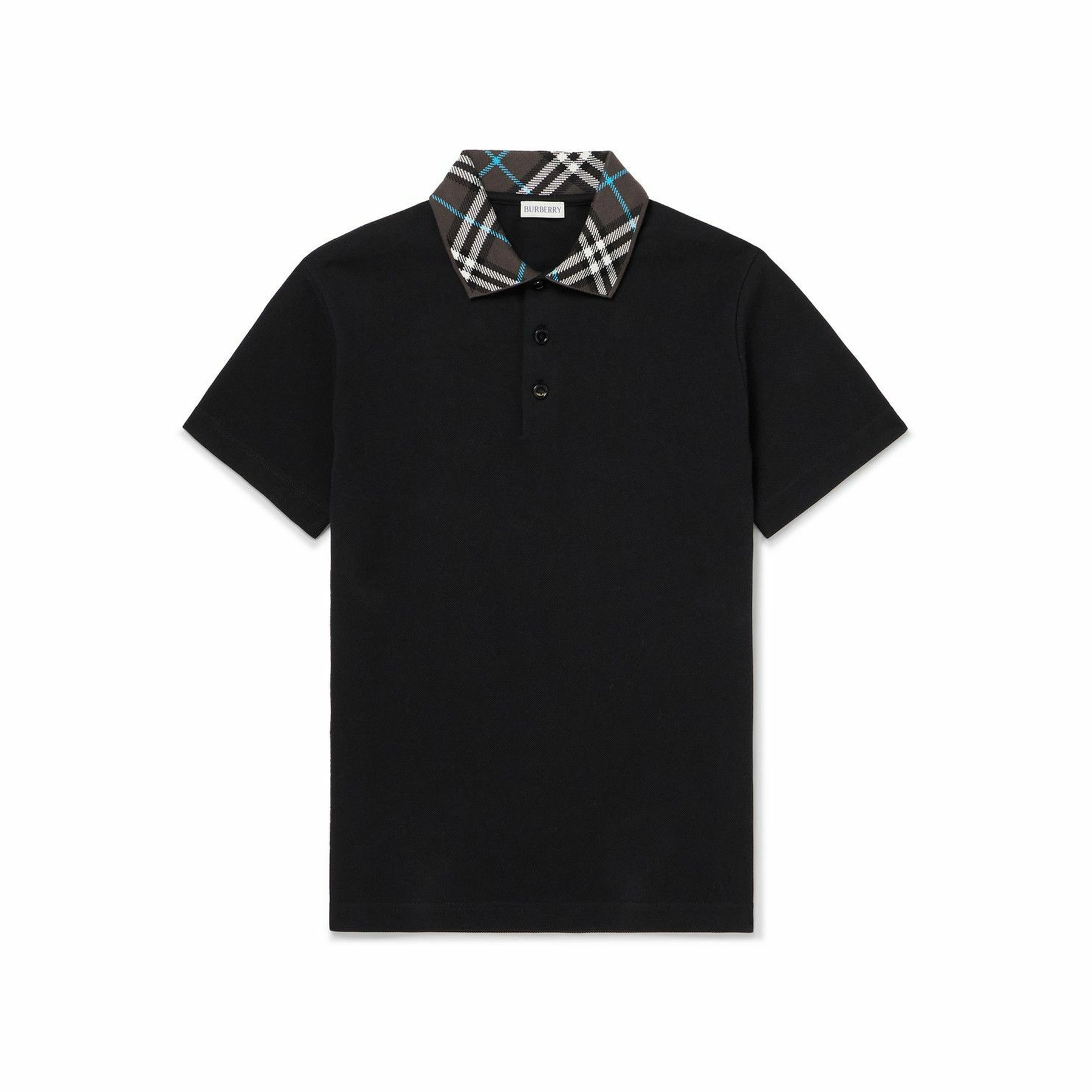 Burberry - Slim-Fit Cotton-Piqué Polo Shirt - Black
