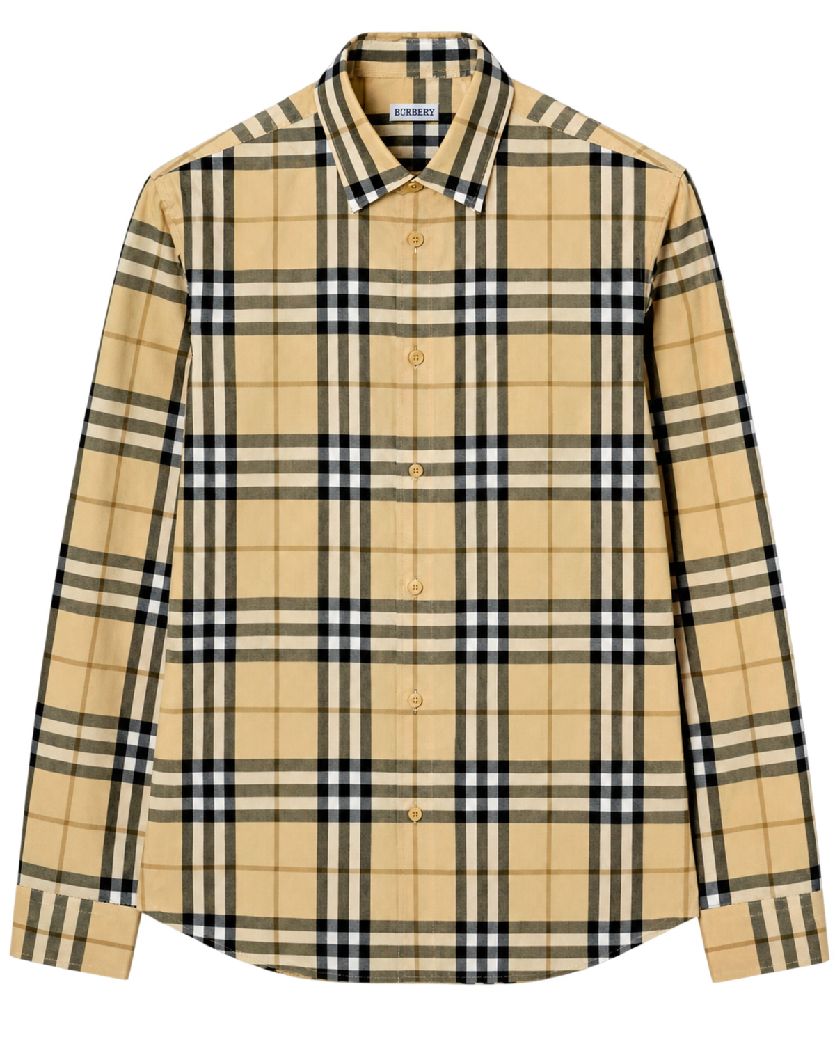 Burberry Slm Fit Check Cotton Shirt