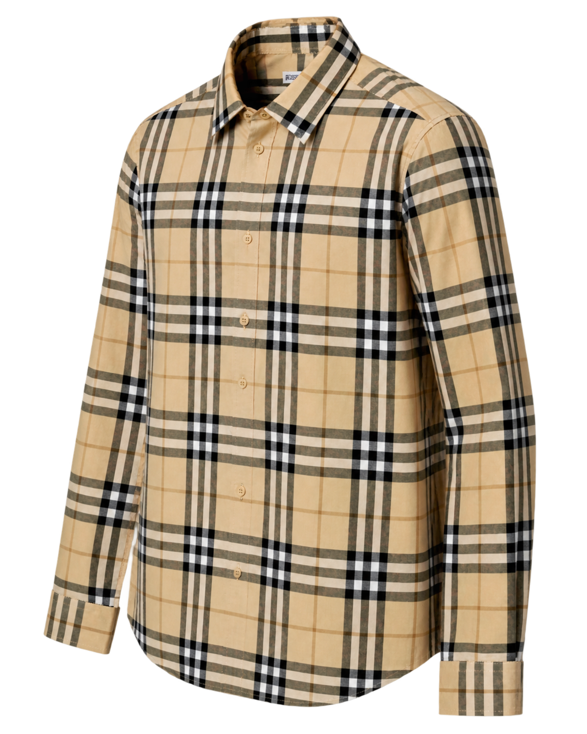 Burberry Slm Fit Check Cotton Shirt