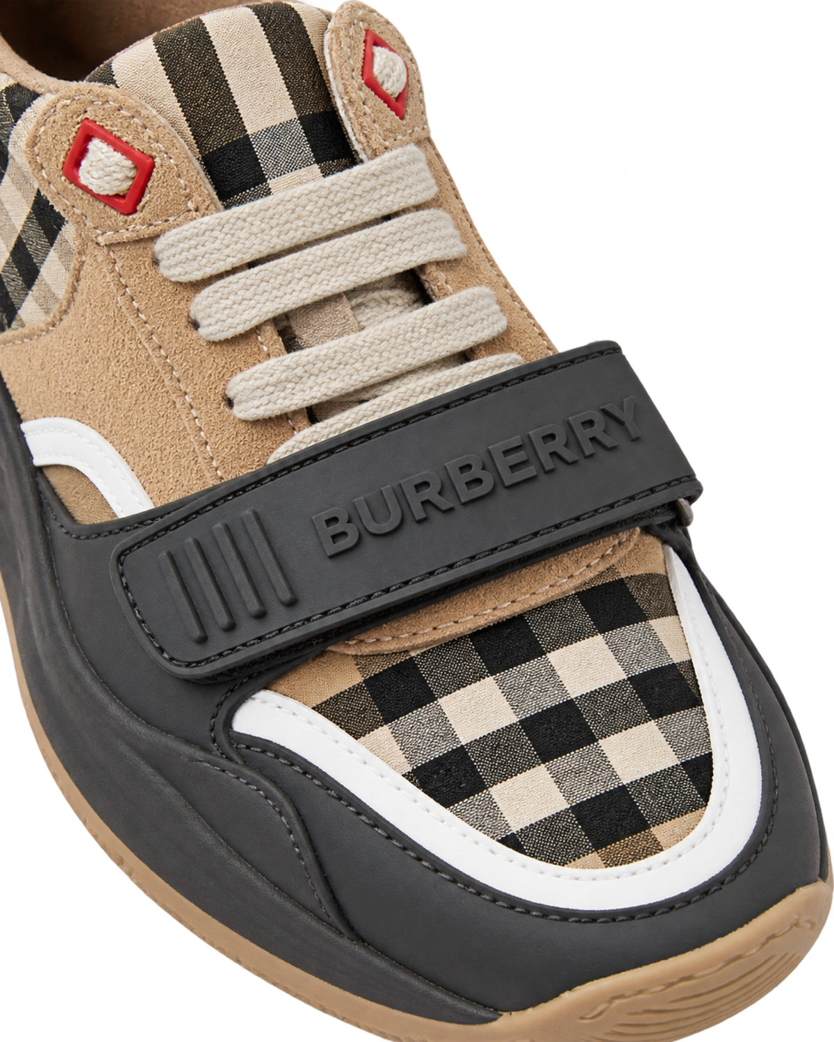 Burberry Tan & Grey Ramsey Sneaker