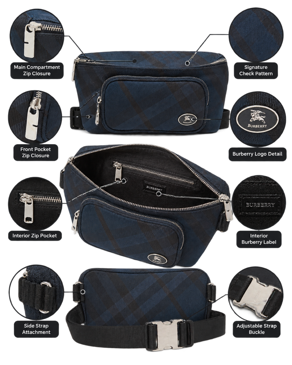 Burberry The Grid waist bag
