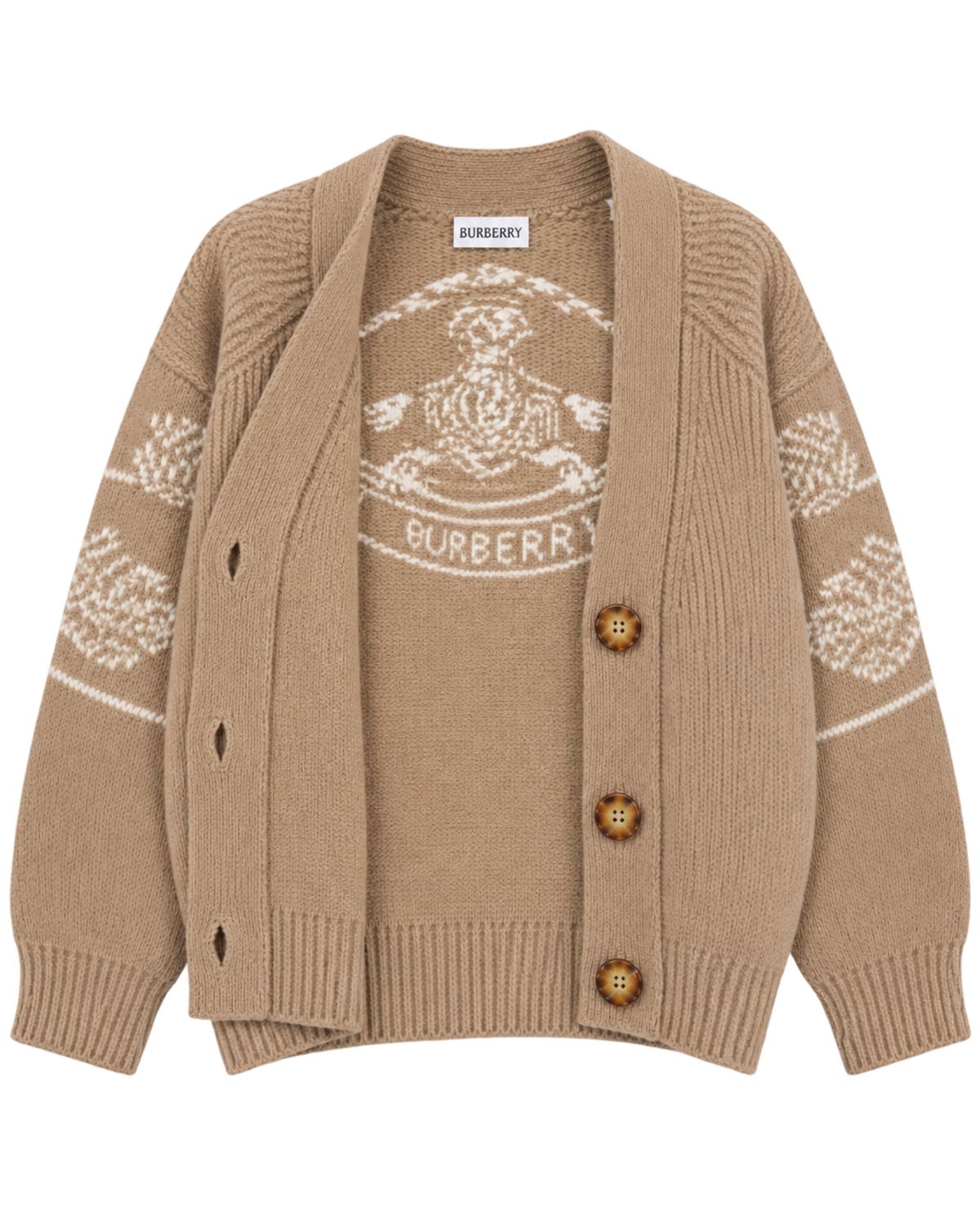 Burberry V-neck knit cardigan