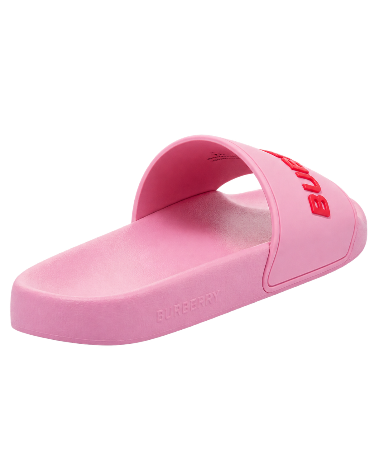 Burberry Women's Furley Logo Slide in Bubblegum Pink