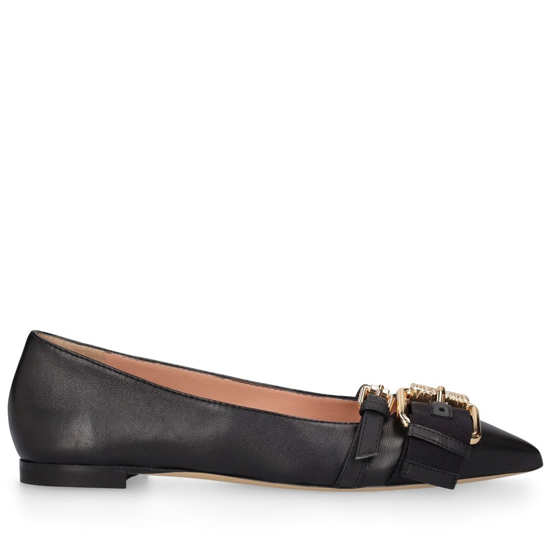 Moschino Moschino 10mm Leather ballerina flats - Size: UK 2 Flats | Shop From The Mirage
