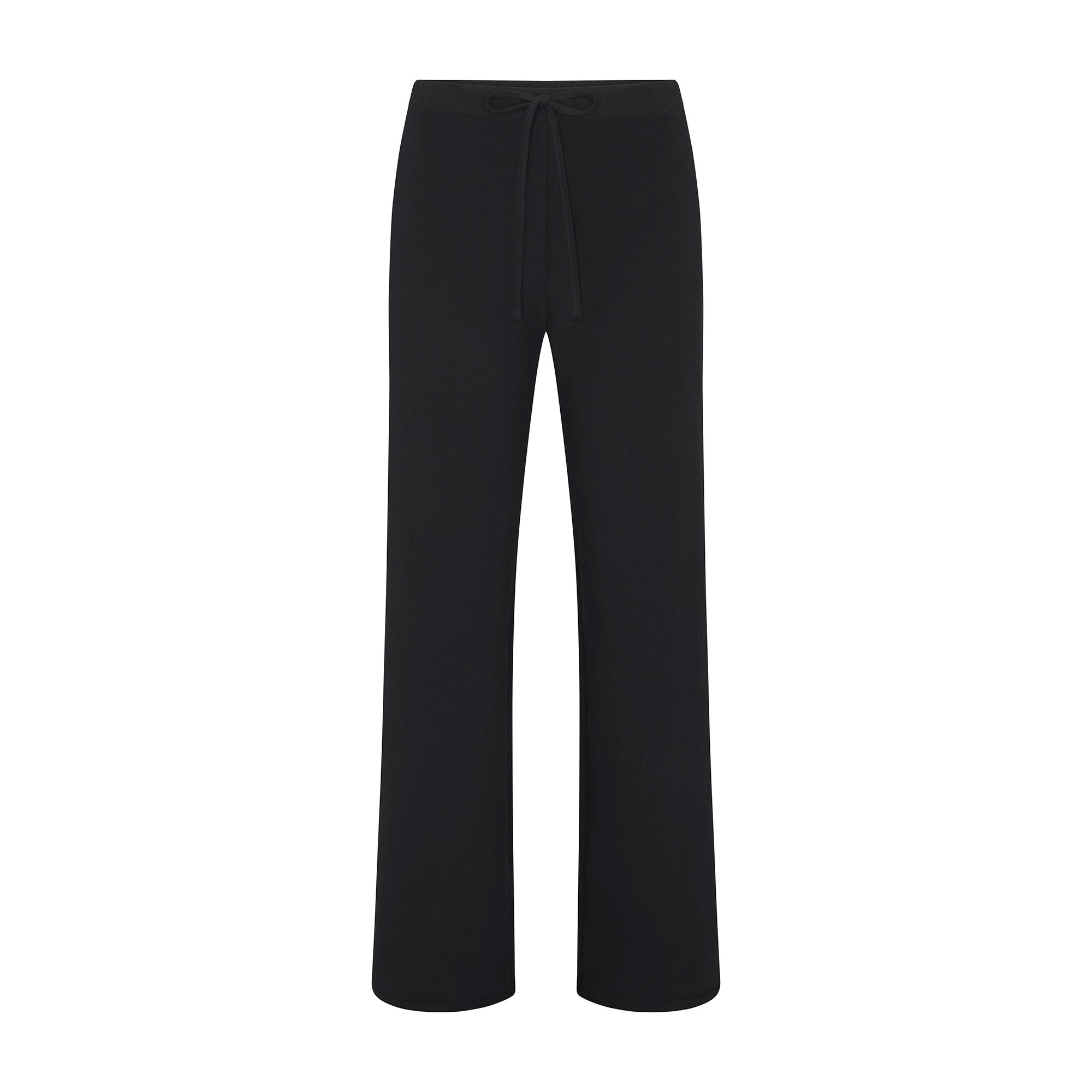 Cotton Jersey Straight Leg Pant