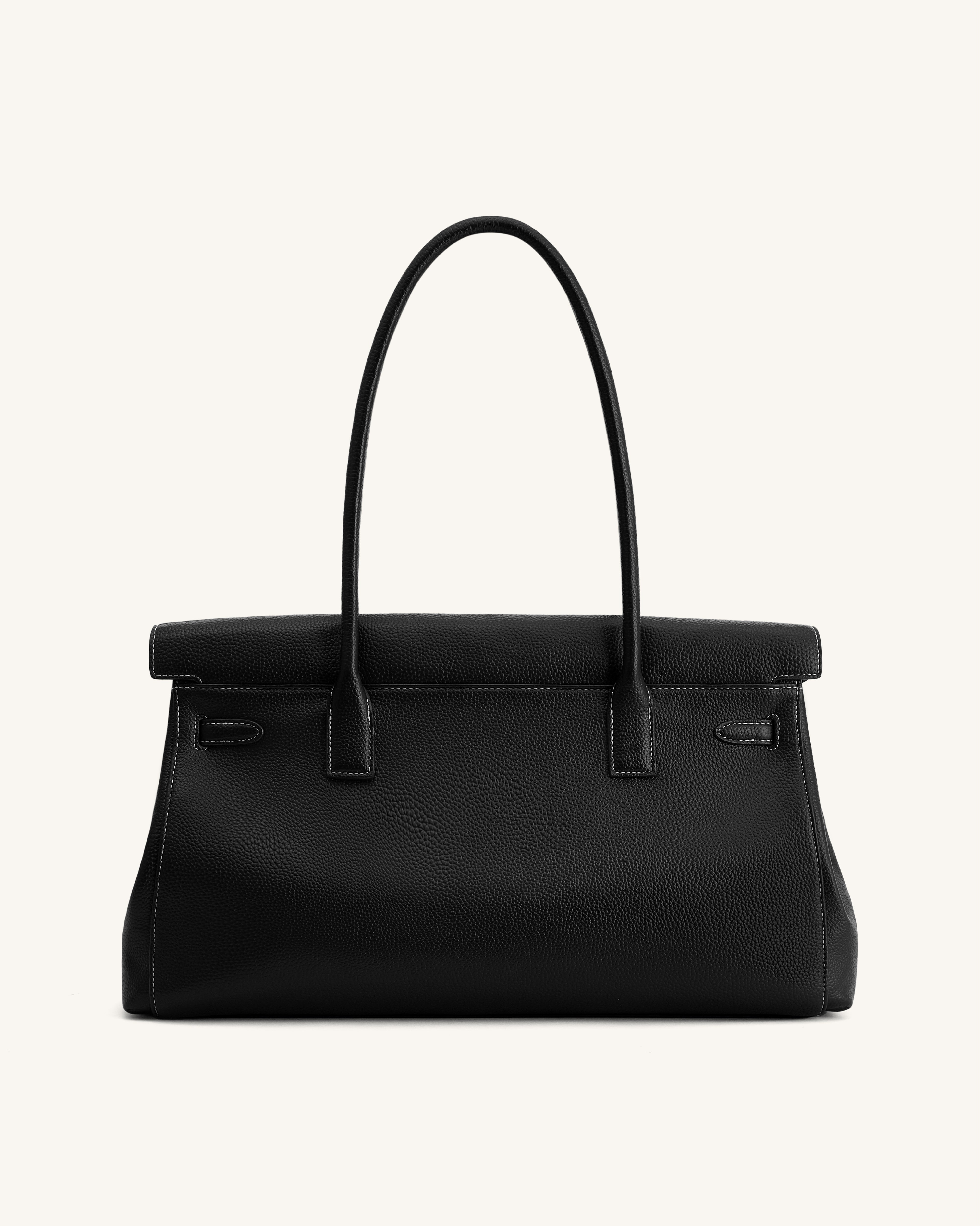 Yara Large Shoulder Bag - Dark Brown