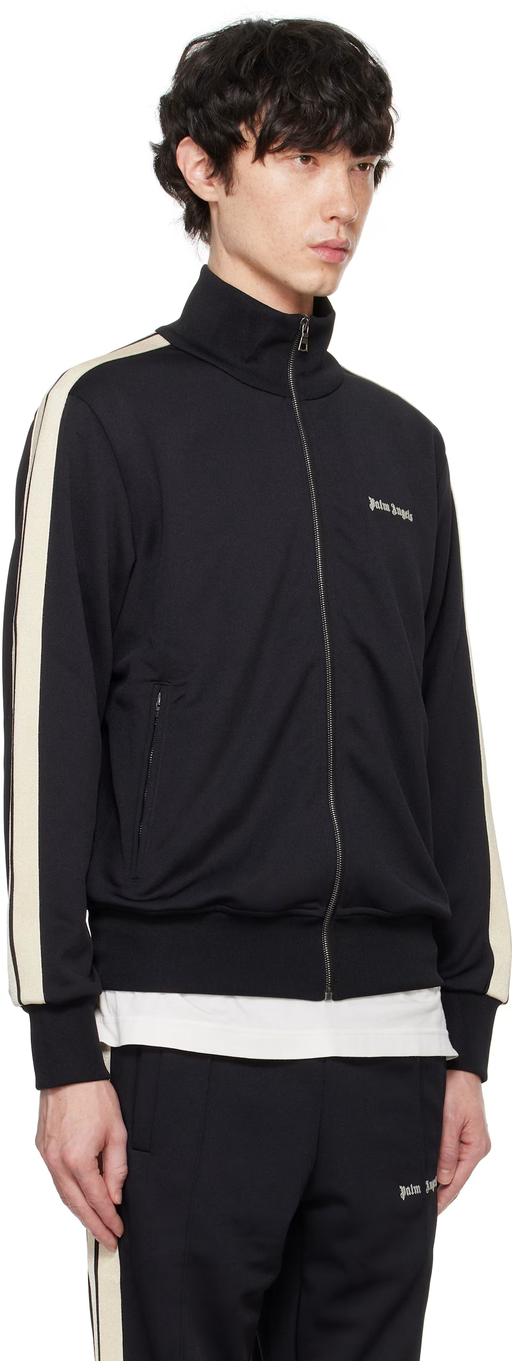 Black Classic Logo Track Jacket