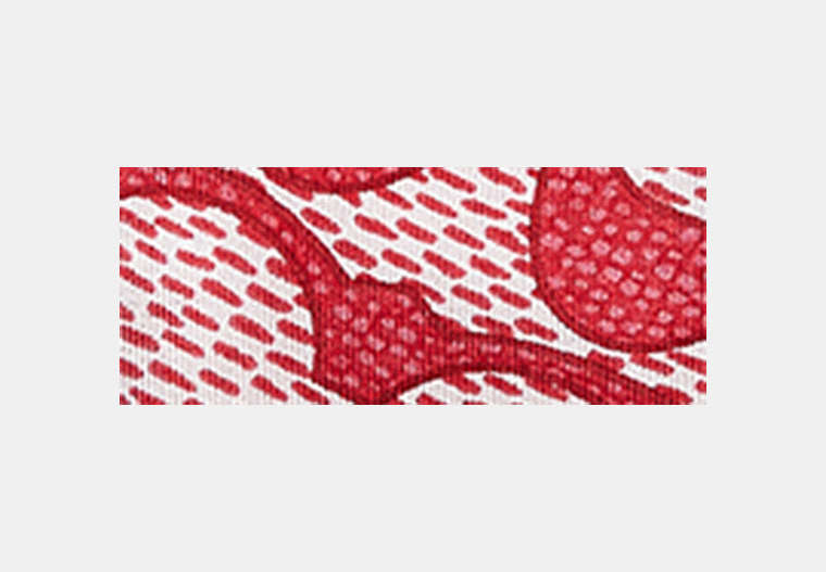 Textured Signature Print Silk Skinny Scarf