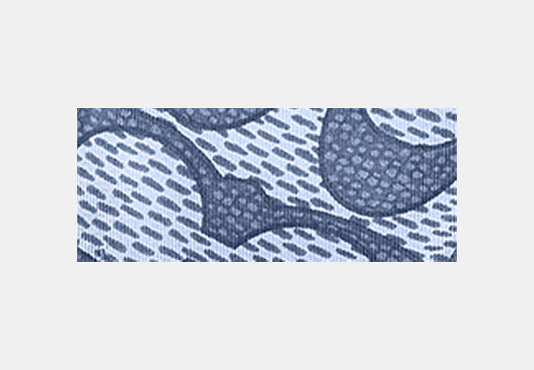 Textured Signature Print Silk Skinny Scarf