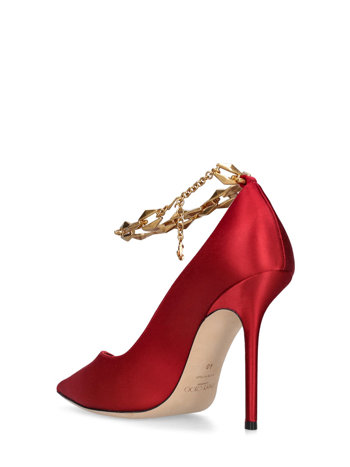 Jimmy Choo Jimmy Choo LVR Exclusive 100mm Diamond satin pumps - Size: UK 7 Heels | Shop From The Mirage