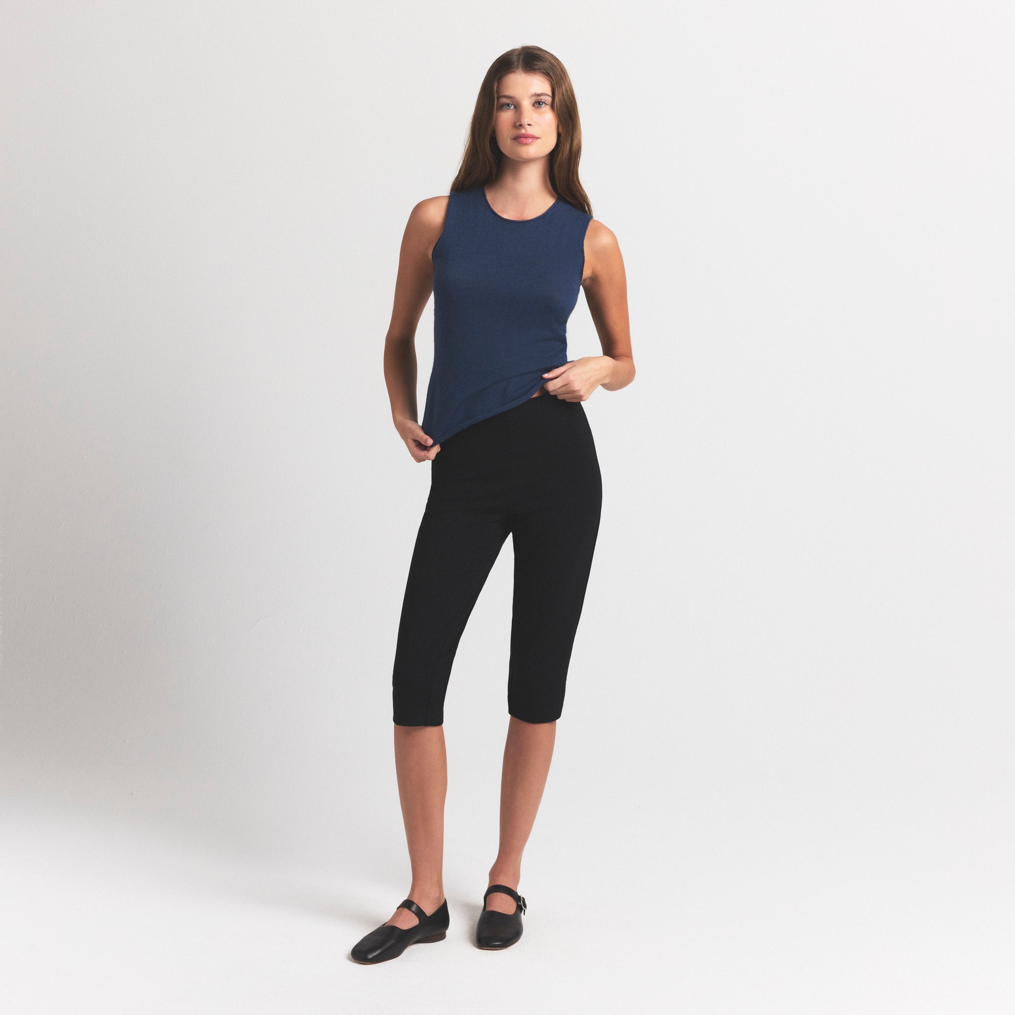 Featherweight Cashmere Sleeveless Top