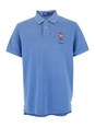 Polo ralph lauren "Custom Slim Fit" Blue Polo Shirt with Classic Collar and Polo Bear Embroidery on the Front in Cotton Man