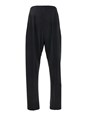 Fear of god Black Pants with Front Knot Closure and Logo Patch in Cotton and Wool Blend Woman