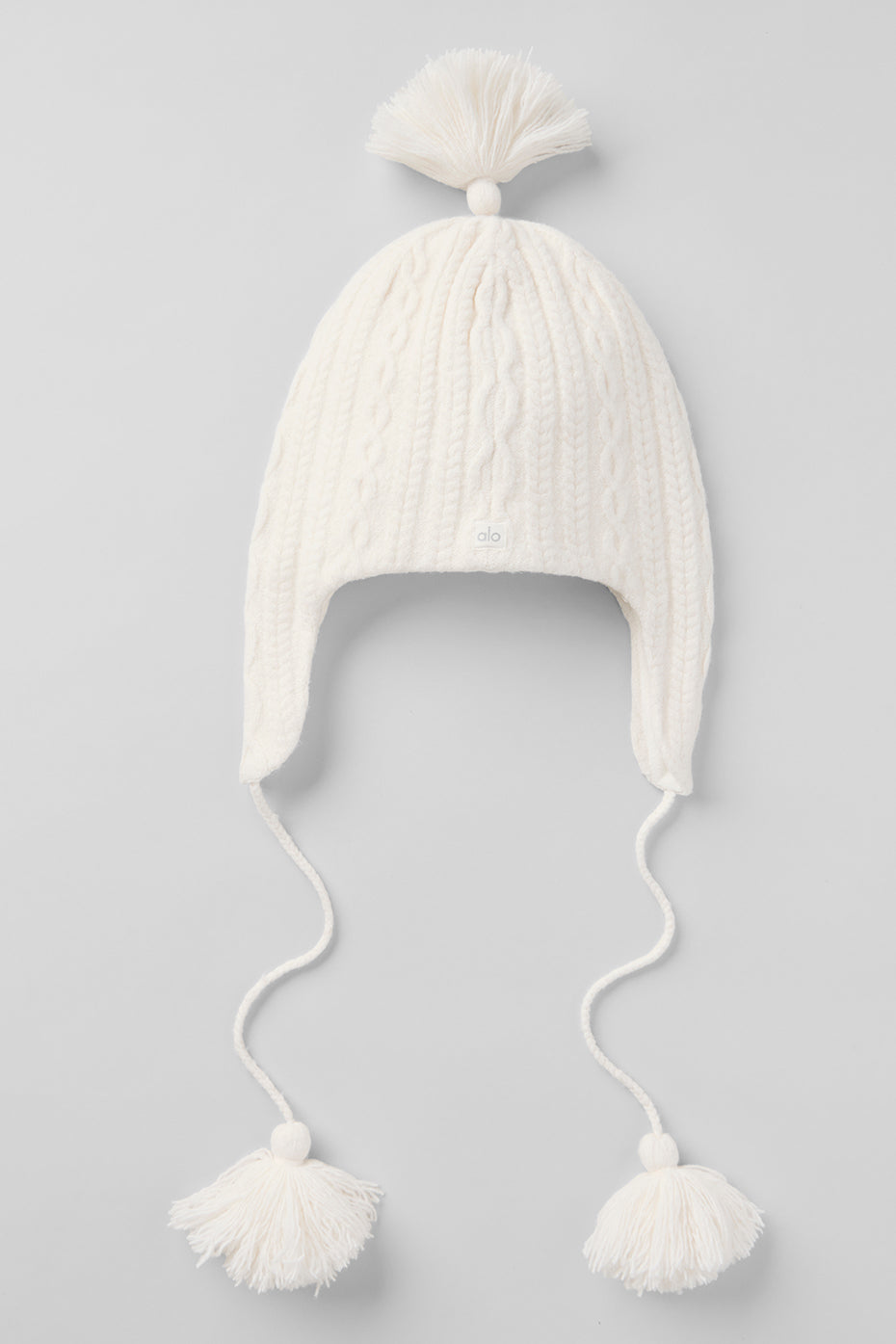 Cable Knit Winter Bliss Earflap Beanie