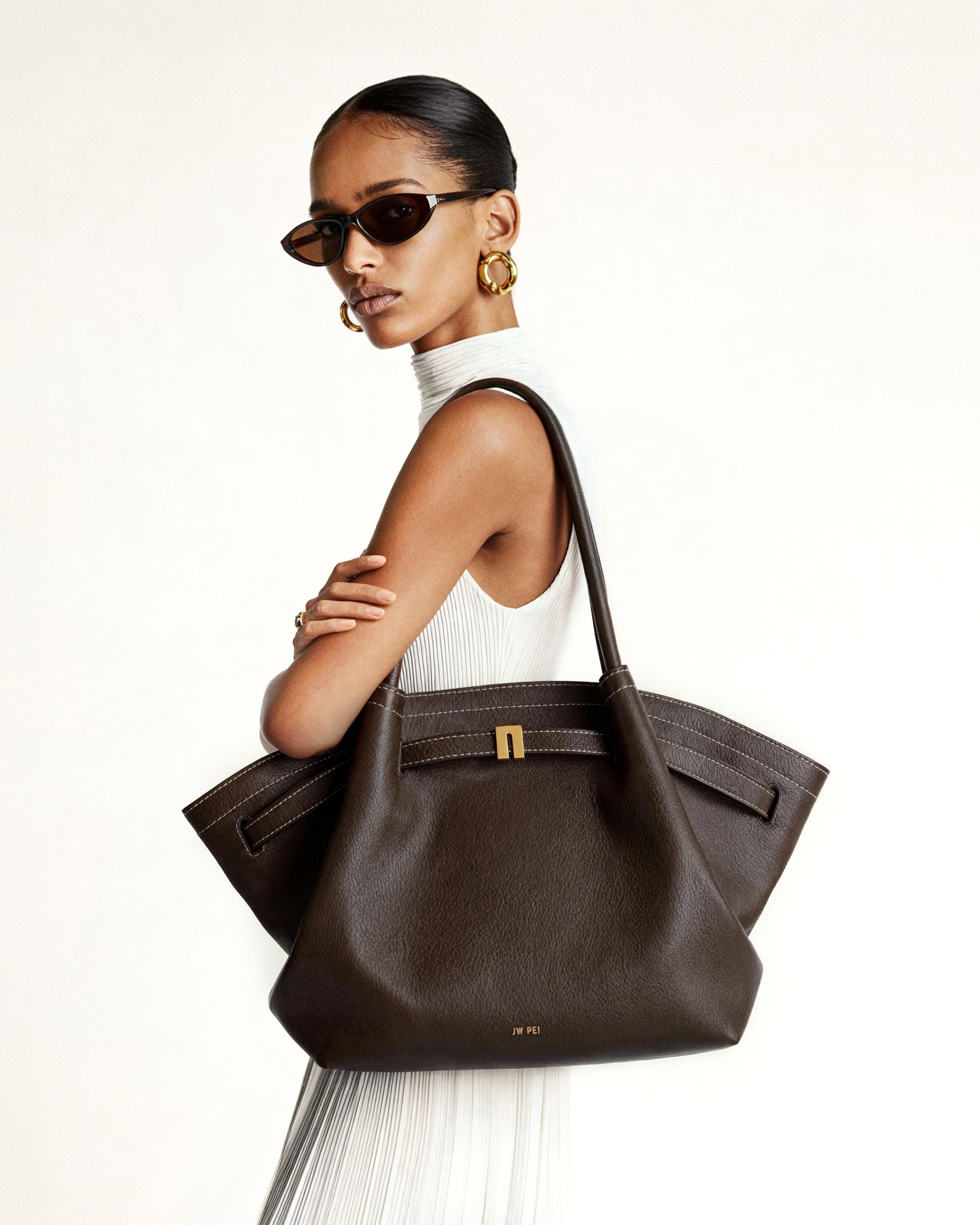 Hana Large Tote Bag - Claret
