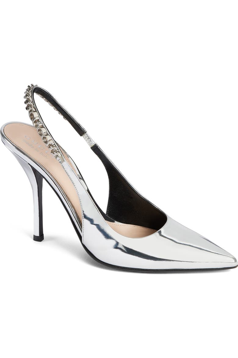 Signoria Pointed Toe Slingback Pump