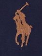 Polo ralph lauren "Classic Fit" Blue Polo with Classic Collar and Maxi Pony Logo on the Front in Cotton Mesh Man