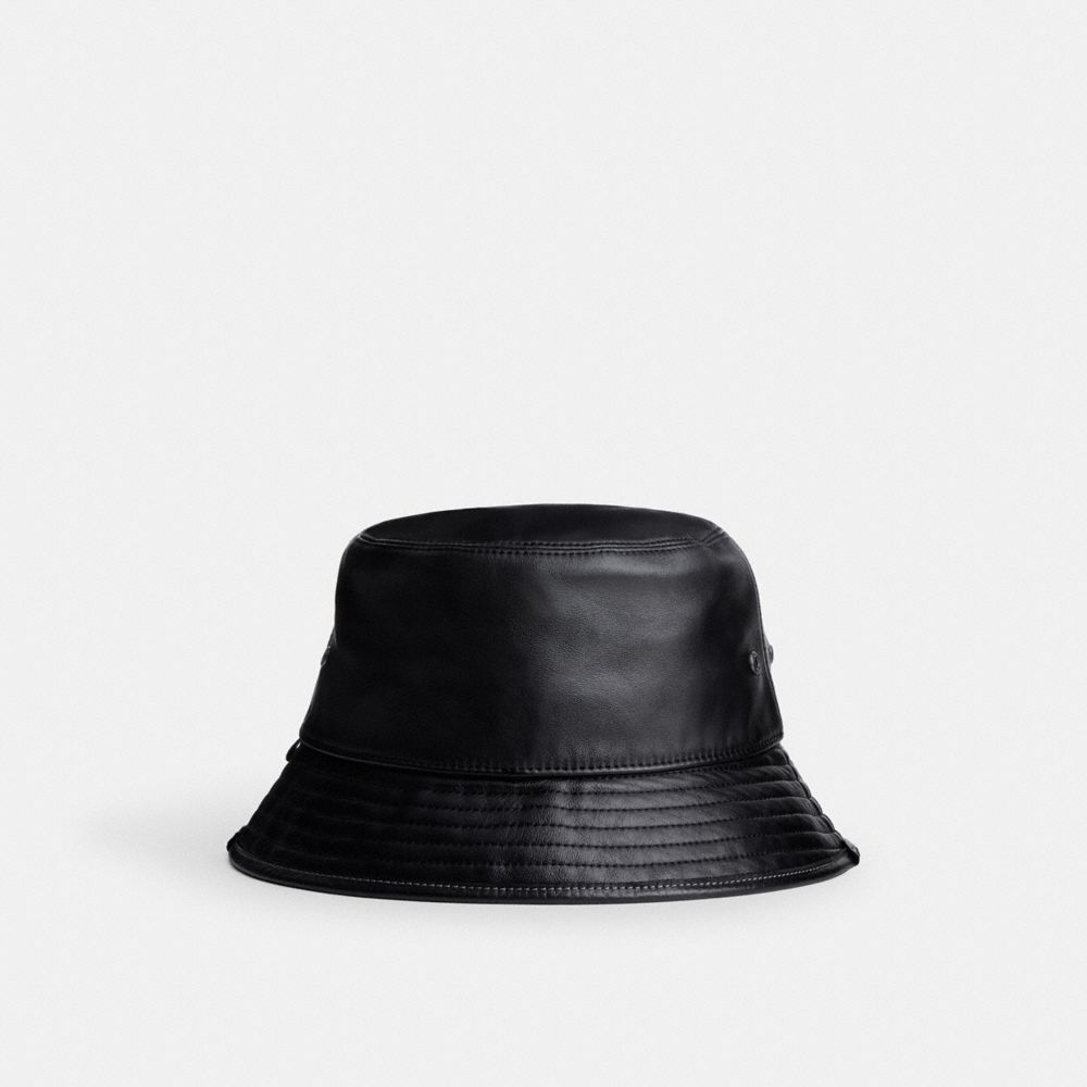 Leather Bucket Hat