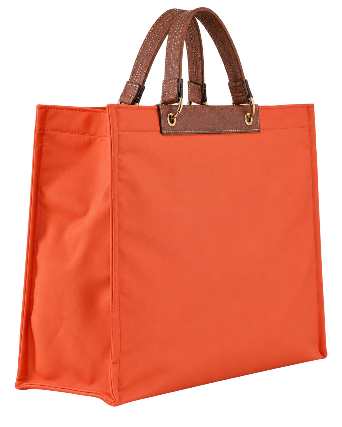 Cabas Longchamp L Tote Bag Carrot - Canvas