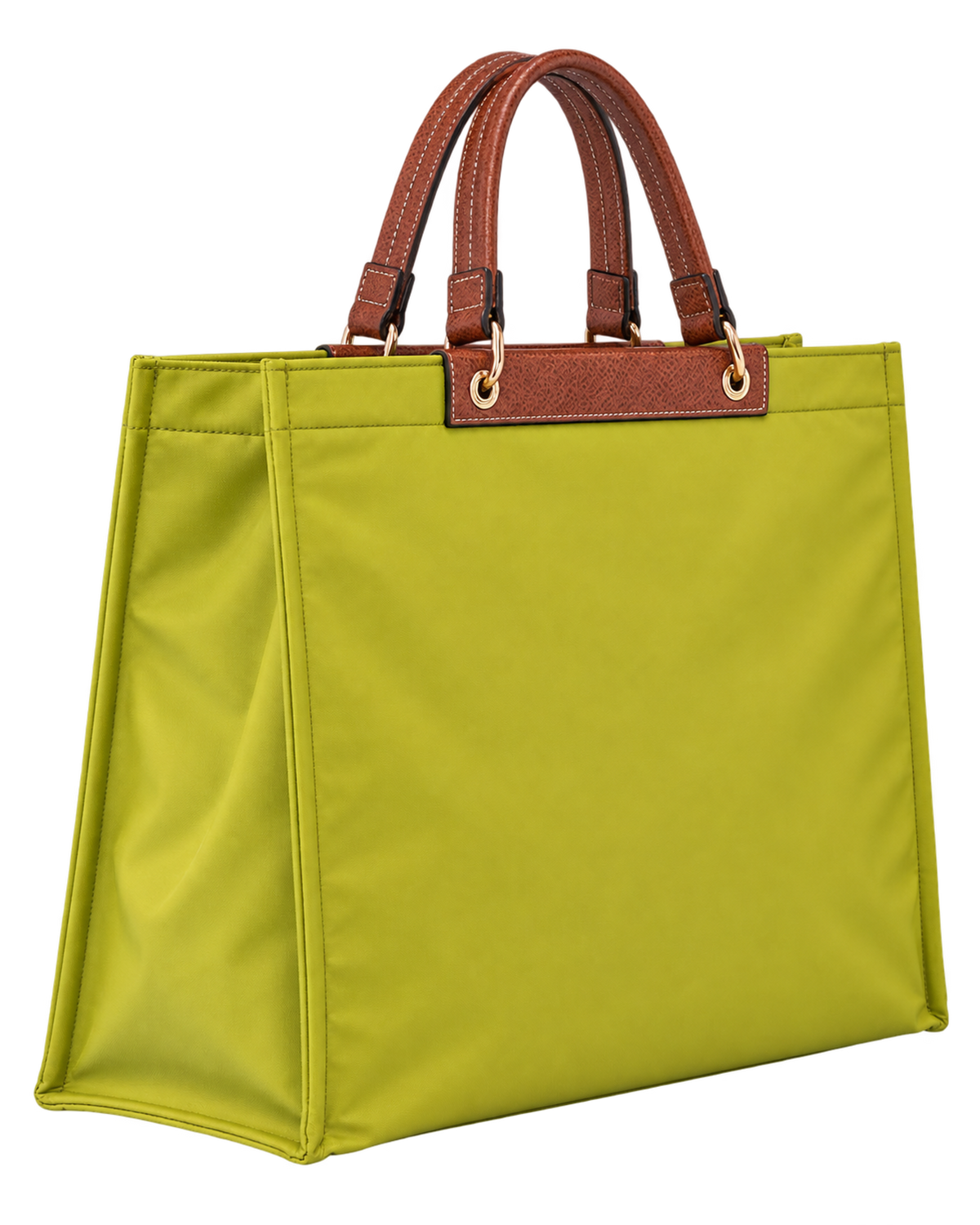 Cabas Longchamp L Tote Bag Kiwi Green - Canvas