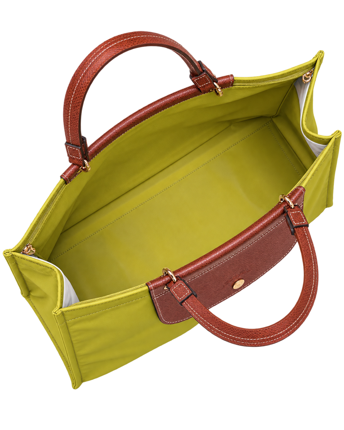 Cabas Longchamp L Tote Bag Kiwi Green - Canvas