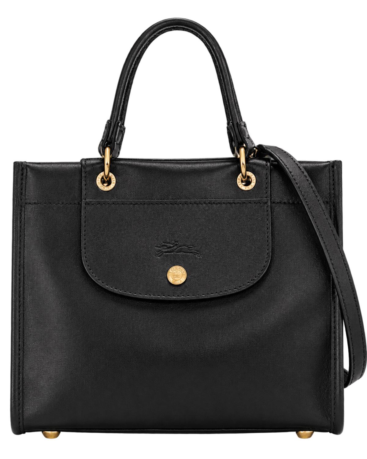 Cabas Longchamp S Handbag Black - Leather
