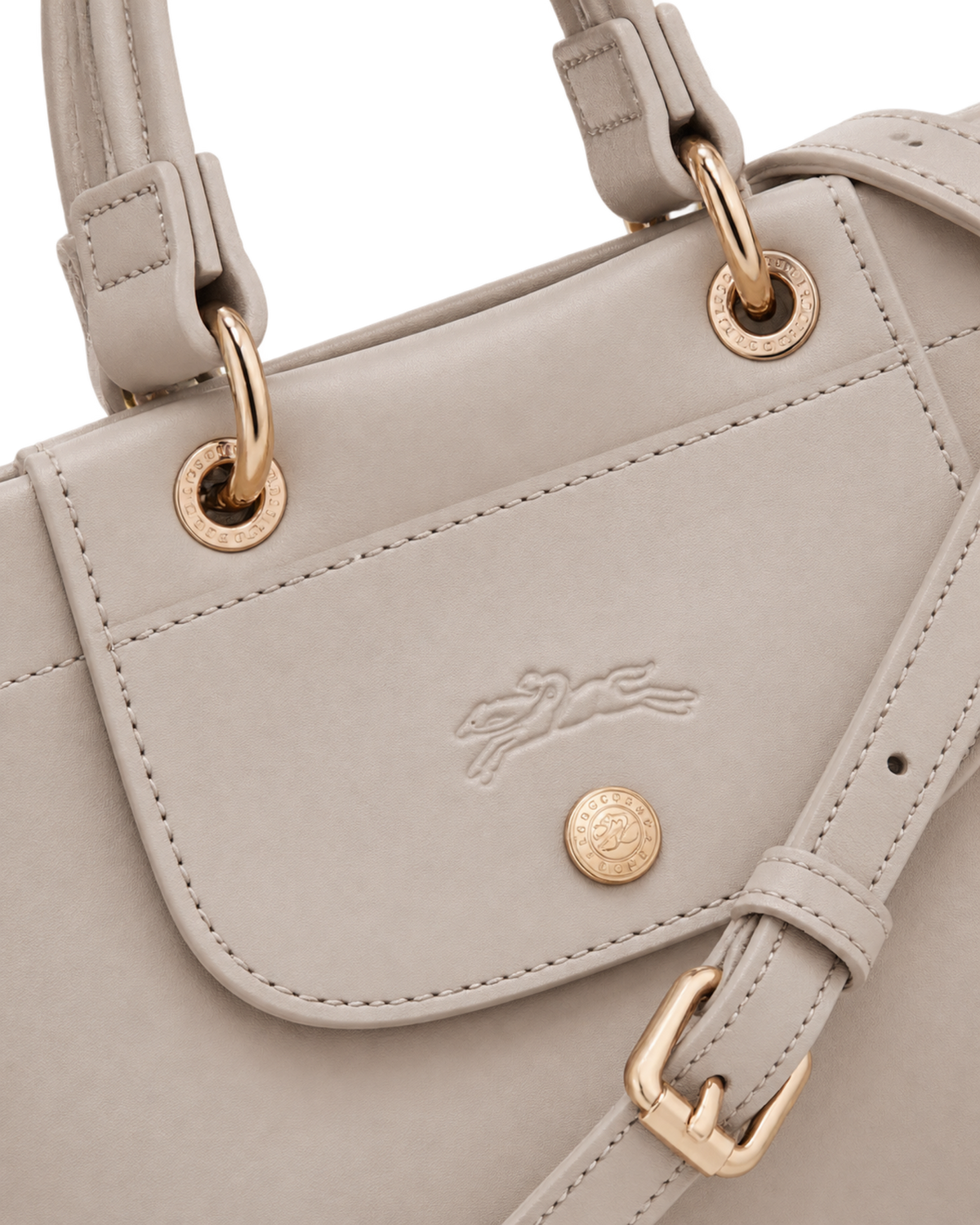 Cabas Longchamp S Handbag Clay - Leather